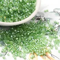 Transparent Colours Luster Glass Seed Beads