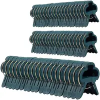 Plastic Gardening Plant & Flower Lever Loop Gripper Clips