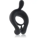 Playboy Toys Pleasure Triple Play Black kroužek na penis vibrační 1 ks