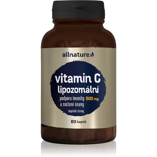 Allnature Lipozomální Vitamin C 500 mg kapsle pro podporu imunitního systému 60 cps