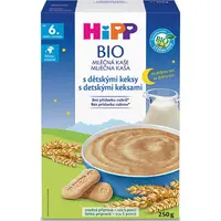 Hipp BIO mléčná kaše na dobrou noc s dětskými keksy mléčná kaše na dobrou noc 250 g