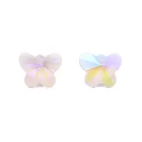 Electroplate Faceted Glass Pendants