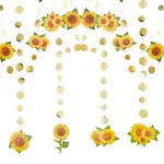 AHADEMAKER Paper Sunflower Garland