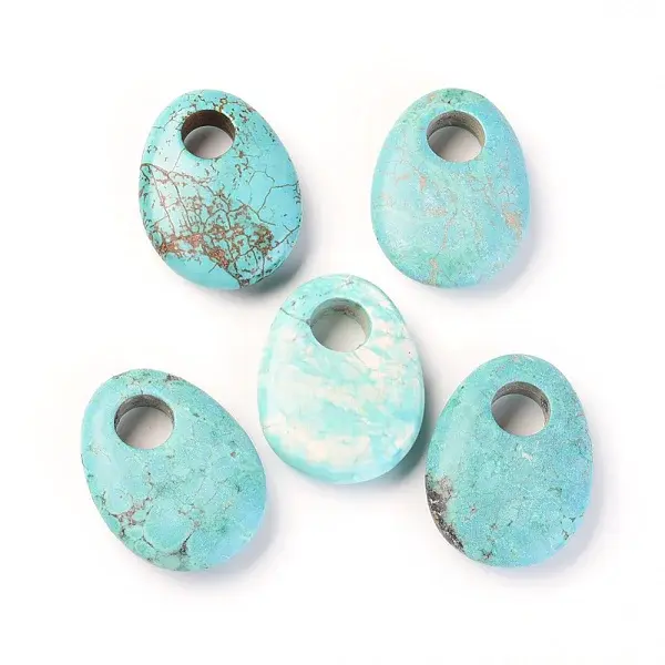 Natural Howlite Pendants