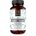 NATU Chelated Zinc + Selenium kapsuly pre vlasy, nechty a pokožku 60 cps