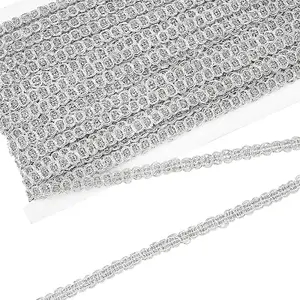 Polyester Braided Metallic Lace Trim