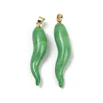 Handmade Lampwork with Brass Pendants