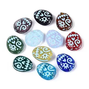 Painted Glass Beads