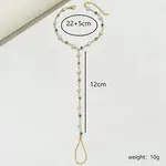 Bohemian Beach Wedding Brass Enamel Daisy Anklets Toe Ring for Women