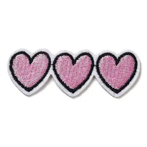 Triple Heart Appliques