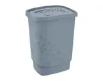 Kôš na prádlo Flowers 55 l, šedý%