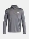 Chlapecké tričko Under Armour UA Tech Utility 1/4 Zip-GRY - Kluci