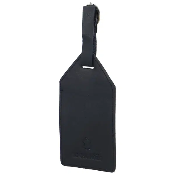 Kožená menovka na kufor tmavo modrá - Katana Enisia