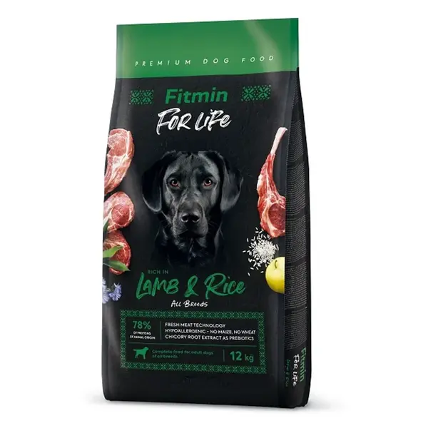 Fitmin Dog For Life Lamb & Rice 12 kg