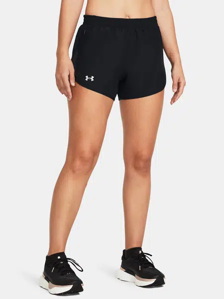 Čierne športové kraťasy Under Armour UA Fly By 3'' Shorts