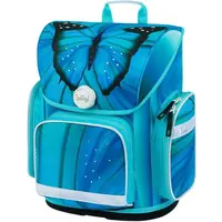 BAAGL ERGO BUTTERFLY Školní aktovka, tyrkysová, velikost