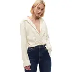 GAP BOYFRIEND Dámská košile, béžová, velikost