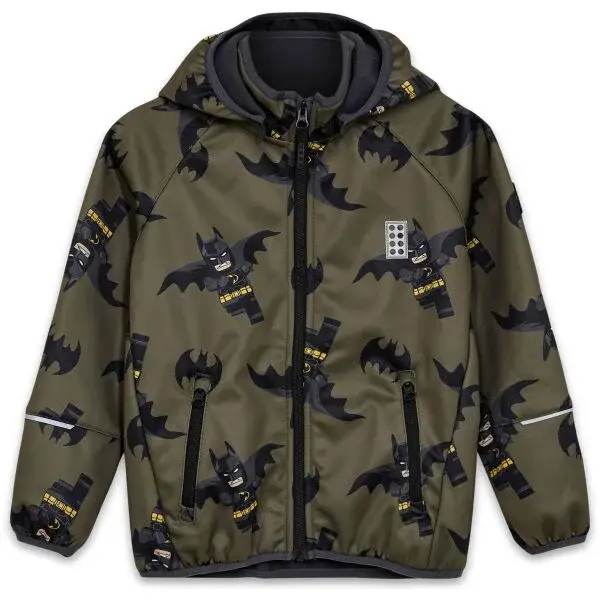 LEGO&reg; kidswear LWSCOUT 620 Chlapecká softshellová bunda, khaki, velikost