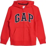 GAP NEW ARCH Chlapecká mikina, červená, velikost