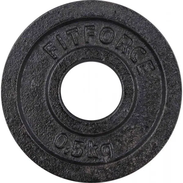 Fitforce PLB 0,5 KG x 30 MM Nakládací kotouč, černá, velikost