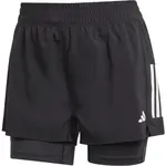 adidas OWN THE RUN B S 2IN1 W Dámské sportovní trenky, černá, velikost