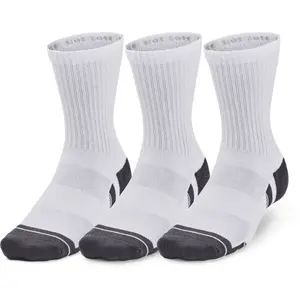 Under Armour PERFORMANCE  3P Unisex ponožky, bílá, velikost