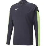 Puma INDIVIDUALFINAL 1/4 ZIP TOP Pánská mikina, šedá, velikost