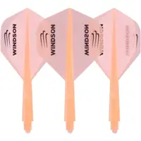 Windson ASTIX S Plastové letky s násadkami, oranžová, velikost