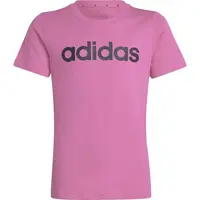 adidas ESSENTIALS LINEAR LOGO T-SHIRT Dívčí triko, růžová, velikost