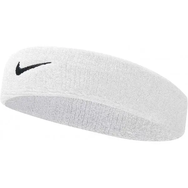 Nike SWOOSH Čelenka, bílá, velikost UNI