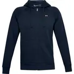 Under Armour RIVAL FLEECE FZ HOODIE Pánska mikina, tmavo modrá, veľkosť M