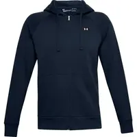 Under Armour RIVAL FLEECE FZ HOODIE Pánska mikina, tmavo modrá, veľkosť M