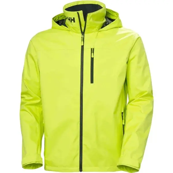 Helly Hansen CREW HOODED JACKET 2.0 Pánska outdoorová bunda, reflexný neón, veľkosť