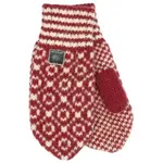 Devold SVALBARD WOOL MITTEN Vlnené palčiaky, červená, veľkosť