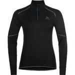 Odlo BL TOP TURTLE NECKL/S HALF ZIP ACTIVE X Dámske tričko, čierna, veľkosť
