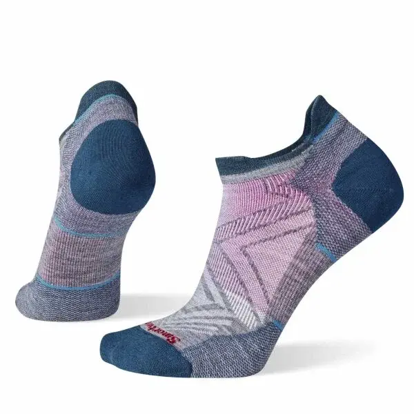 Smartwool RUN ZERO CUSHION LOW ANKLE SOCKS W Dámske bežecké ponožky, sivá, veľkosť
