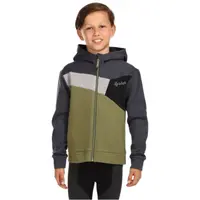 KILPI PREDA Chlapčenská bavlnená mikina, svetlo zelená, veľkosť