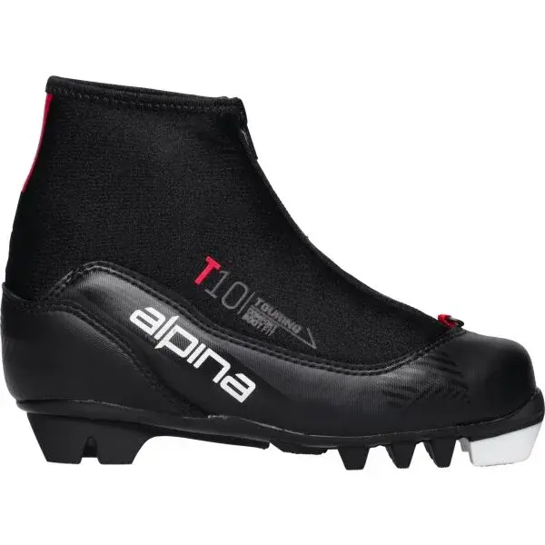 Alpina T 10 JR Detská obuv na bežecké lyžovanie, čierna, veľkosť