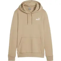 Puma ESSENTIALS + EMBROIDERY HOODIE TR Dámska mikina, béžová, veľkosť