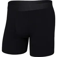 SAXX DROPTEMP COOLING COTTON BOXER BRIEF FLY Chladiace boxerky, čierna, veľkosť