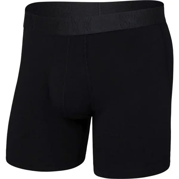 SAXX DROPTEMP COOLING COTTON BOXER BRIEF FLY Chladiace boxerky, čierna, veľkosť