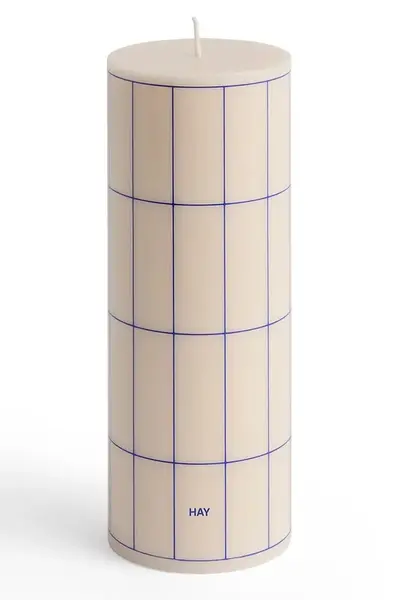 Dekorativní svíčka HAY Column Candle 7 x 20 cm béžová barva
