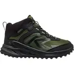 Keen ZIONIC MID WP YOUTH Detská outdoorová obuv, khaki, veľkosť 35