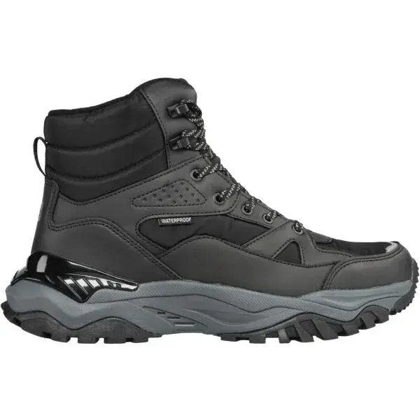 ALPINE PRO MERANS Pánska zateplená obuv, tmavo sivá, veľkosť