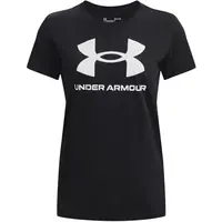 Under Armour LIVE SPORTSTYLE GRAPHIC SS Dámske tričko, čierna, veľkosť L