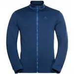 Odlo MID LAYER FULL ZIP BERRA Pánska mikina, tmavo modrá, veľkosť