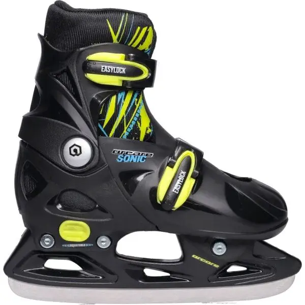 Arcore SONIC Detské ľadové korčule, čierna, veľkosť
