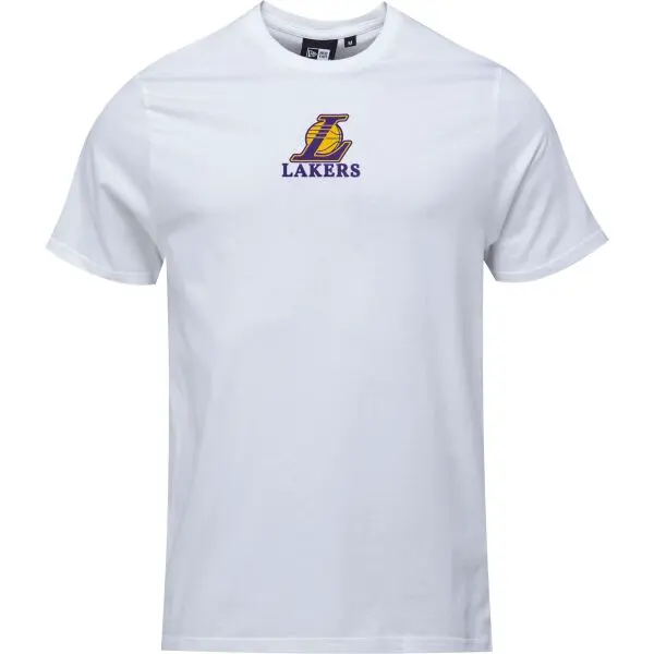 New Era LA LAKERS NBA LOGO Pánske tričko, biela, veľkosť