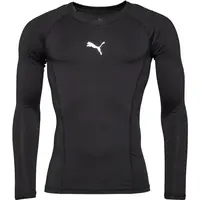 Puma LIGA BASELAYER TEE LS Pánske funkčné tričko, čierna, veľkosť XXL
