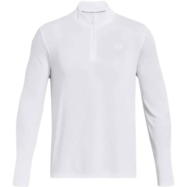 Under Armour STRIDE 1/4 ZIP Pánske tričko, biela, veľkosť L